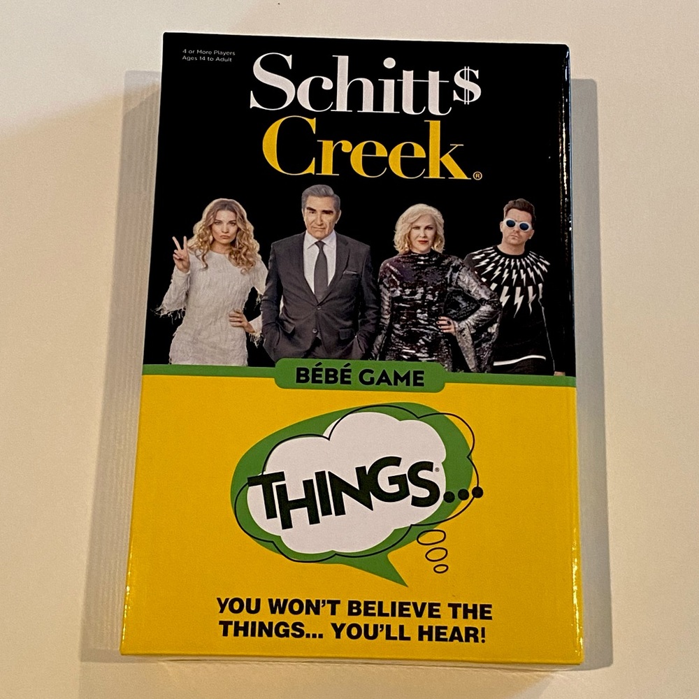 Play Monster SCHITTS CREEK Card Game. BRAND NEW!!! Unopened. Bébé Game. NWT!!!